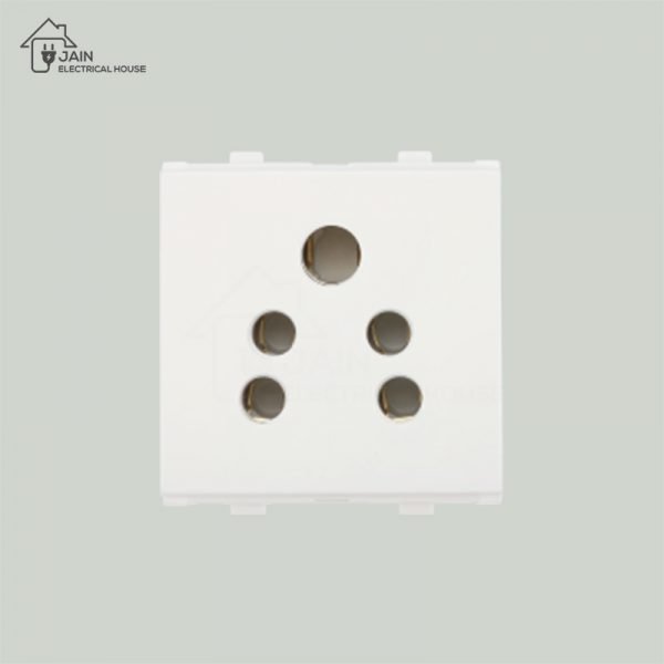 Anchor Penta Modular 6A 2in1 Socket ( w/o Shutter ), 2Module (65202)