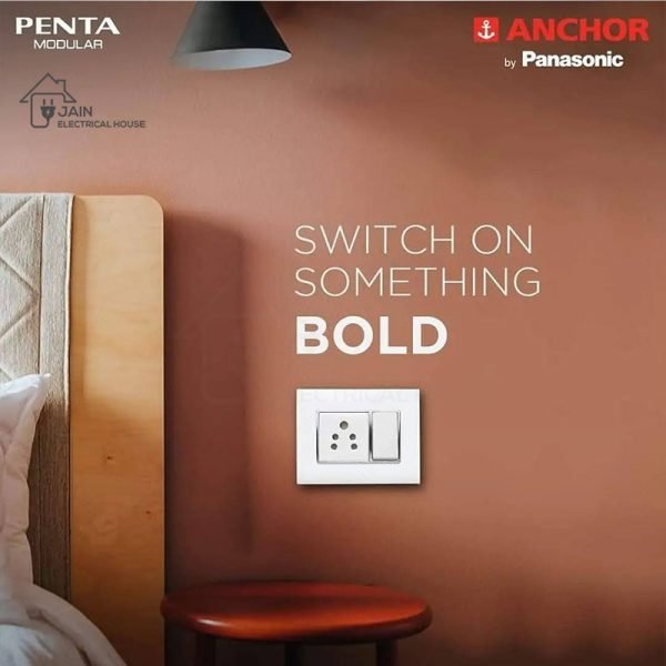 Anchor Penta Modular 6A Switch 1Way, 1M (65001)