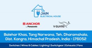 Jain Electrical House | Electrical Shop in Yol Cantt - Anchor by Panasonic Dealer