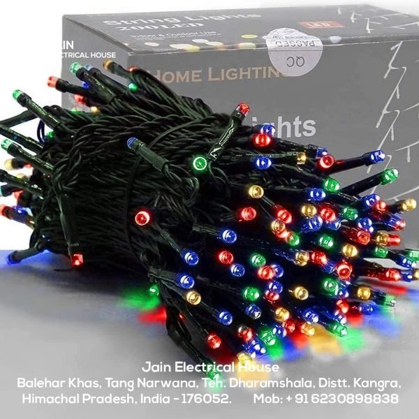 40 Meter Multi Colour LED Laddi String Lights with Remote Function for Diwali