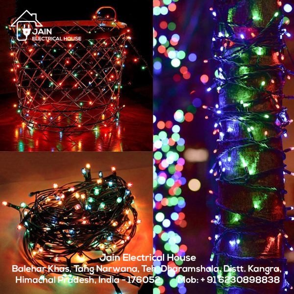 40 Meter Multi Colour LED Laddi String Lights with Remote Function for Diwali