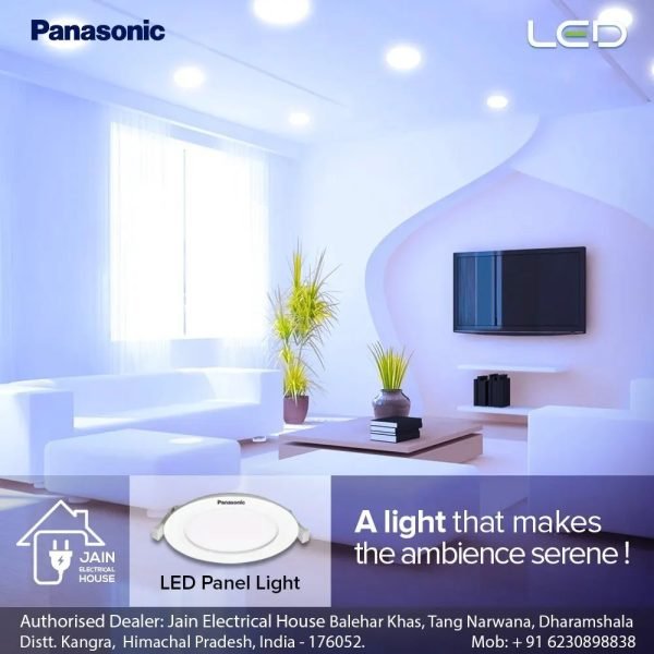 Panasonic 6W PC Panel Light Circular with I.D. – 3000K (PPAM22063)