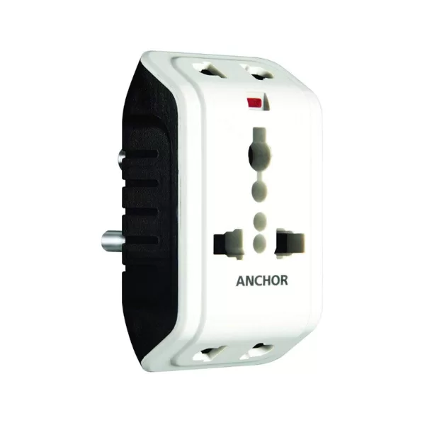 Anchor Universal Multiplug Adaptor 3 Pin, 6A (22841)