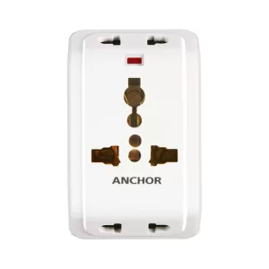 Anchor Universal Multiplug Adaptor 3 Pin, 6A (22841)