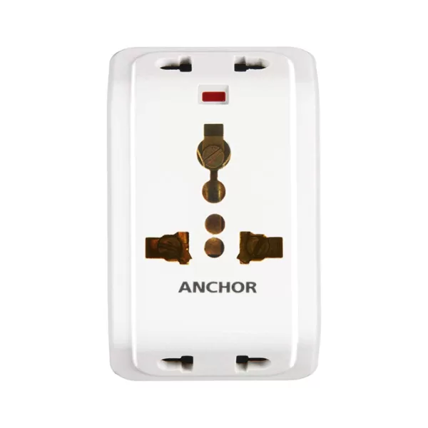 Anchor Universal Multiplug Adaptor 3 Pin, 6A (22841)