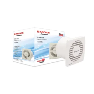 Anchor by Panasonic Axis Air 100mm Pipe Series Exhaust Fan (White, 14089WH)
