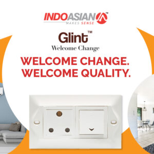 IndoAsian Glint 6A One Way Switch, 1M (800000)