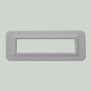 Anchor Roma Urban 8M Cover Plate Horizontal with Base frame (WH) - 66808WH