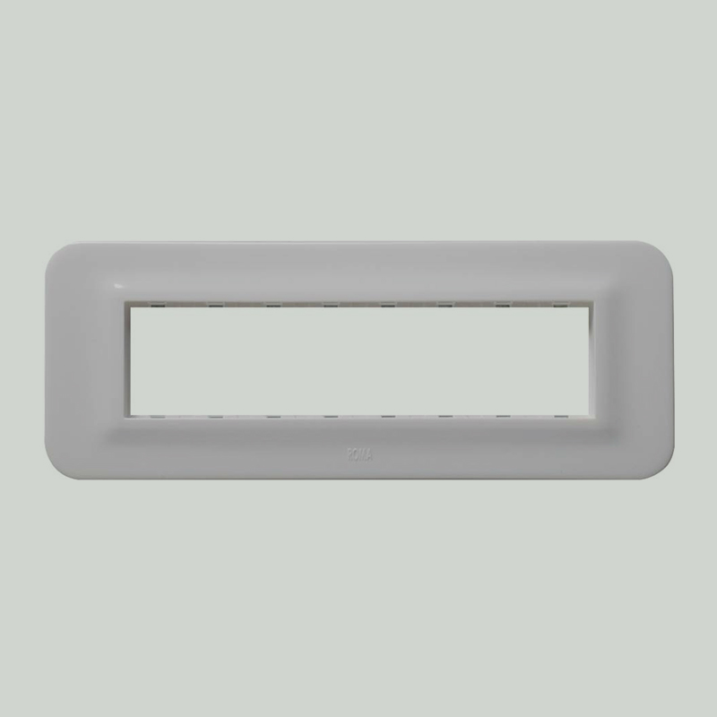 Anchor Roma Urban 8M Cover Plate Horizontal with Base frame (WH) – 66808WH