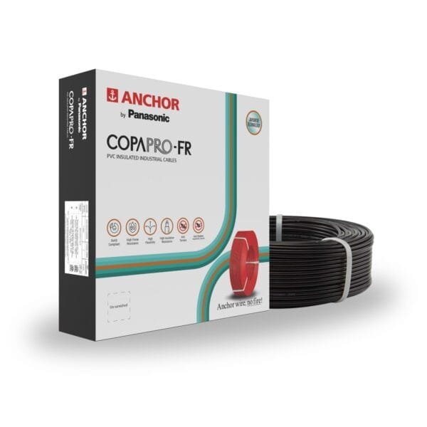 Buy Anchor by Panasonic 1.5 mm COPAPro FR Wire, 180 Meter (BLACK)