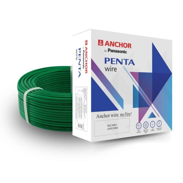 Anchor Penta Wire 0.75mm Green 90 Meter