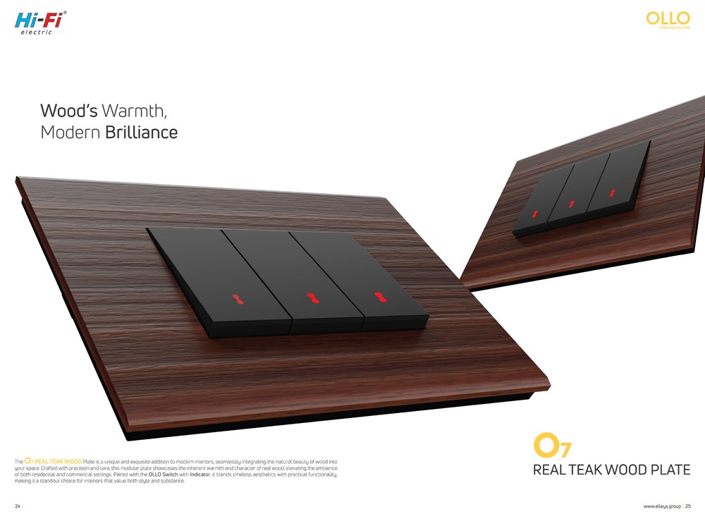 OLLO 10A 1Way 1M Modular Switch – Space Grey